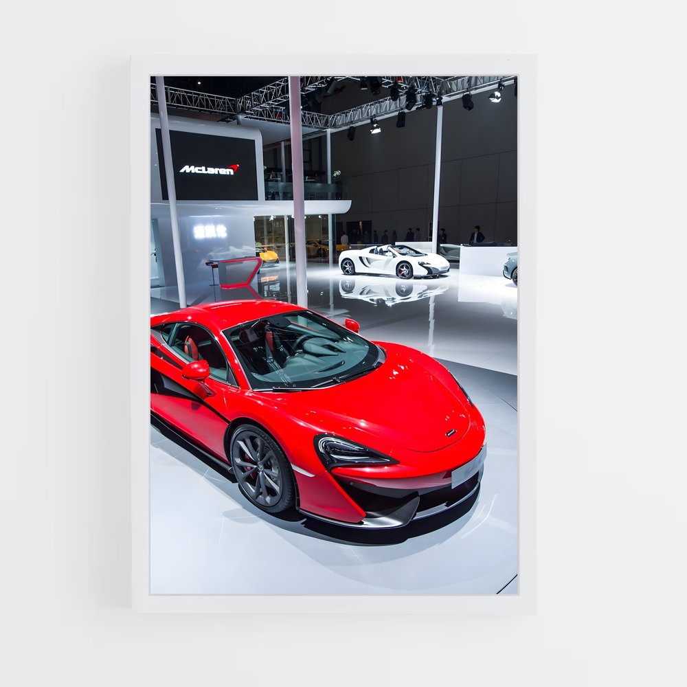 Poster Hypercar McLaren 540C (vue 3)