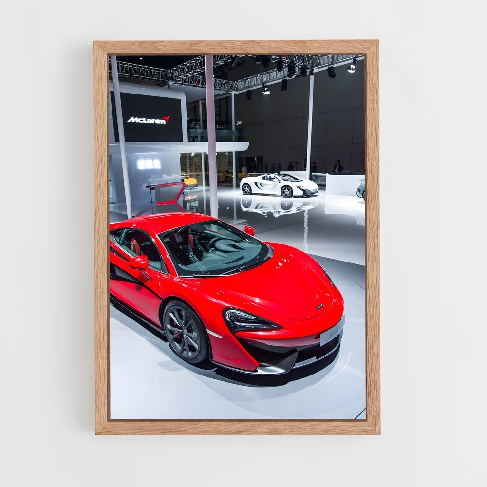 Poster Hypercar McLaren 540C (vue 4)