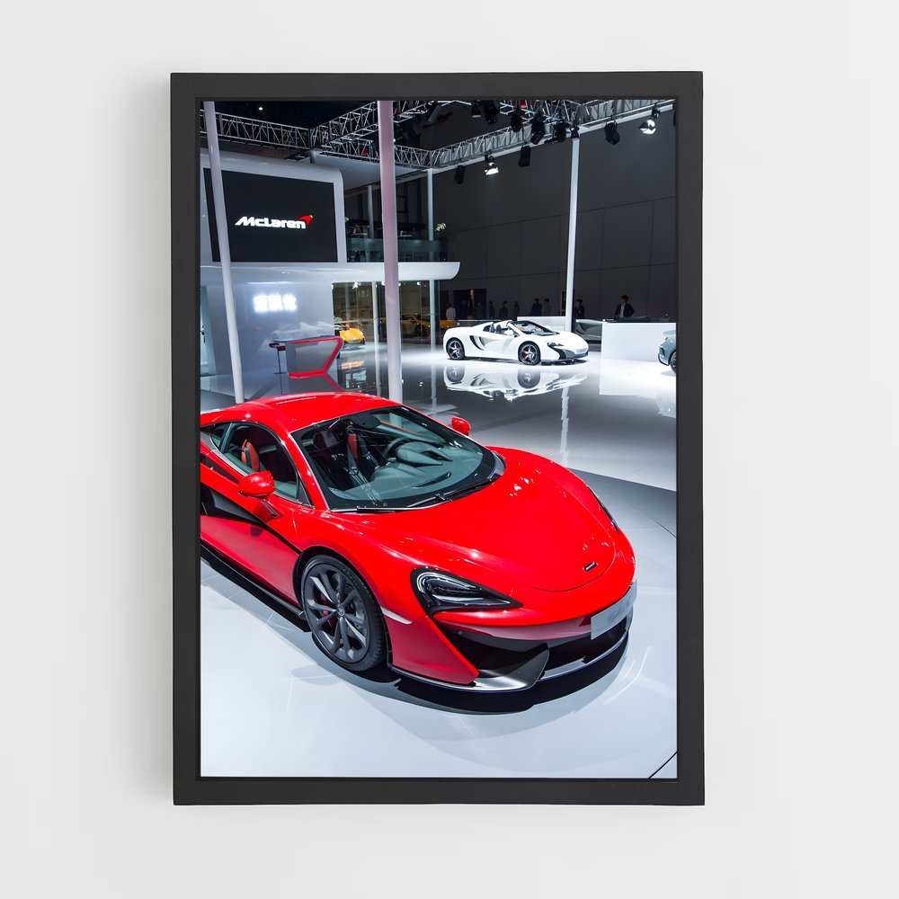 Poster Hypercar McLaren 540C (vue 2)