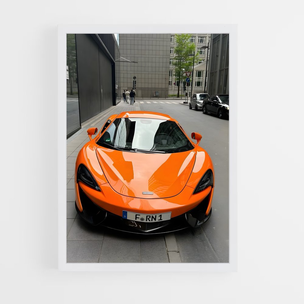 Poster McLaren Orange Rush (vue 3)
