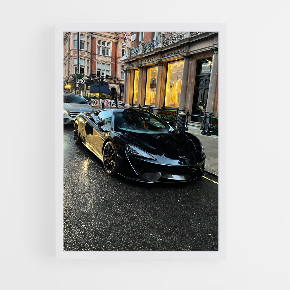 Poster puissance automobile – affiche Mclaren (vue 3)