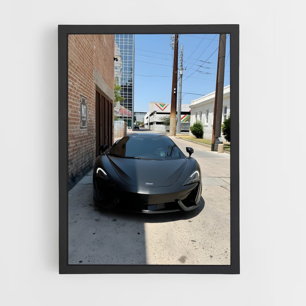 Poster MCLAREN Noir Élégance (vue 2)
