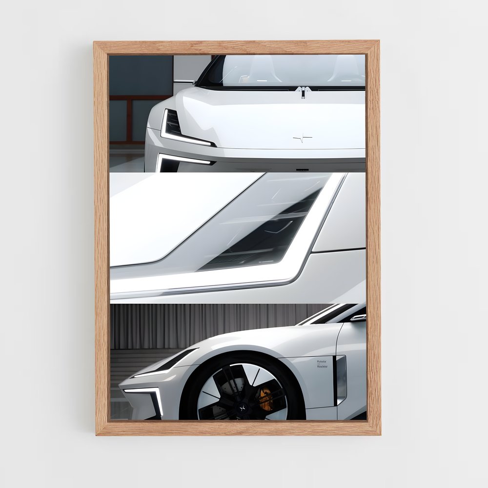 Poster artistique vibrant – affiche Polestar (vue 4)