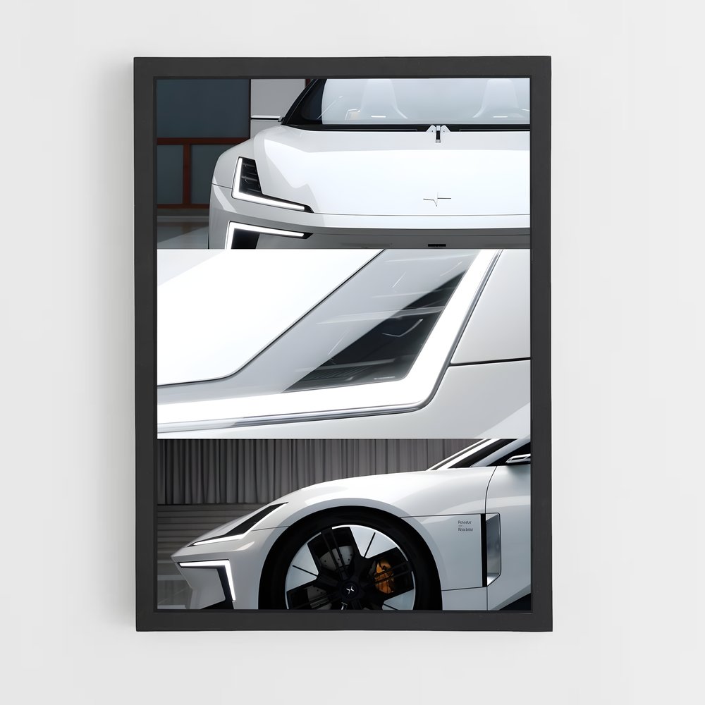 Poster artistique vibrant – affiche Polestar (vue 2)