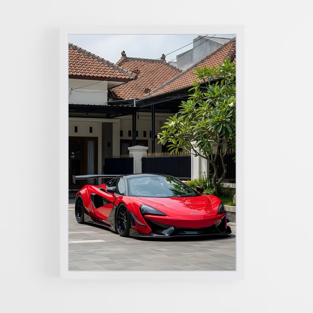 Poster McLaren Red Fury (vue 3)