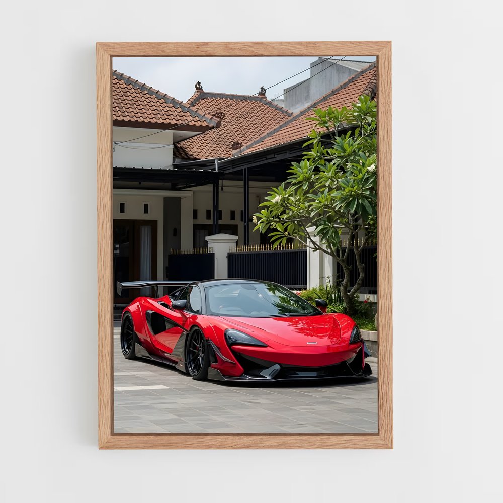 Poster McLaren Red Fury (vue 4)
