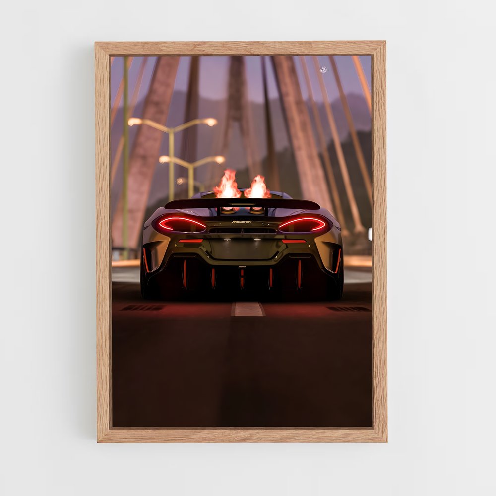 Poster Flamme de Route – affiche Mclaren (vue 4)
