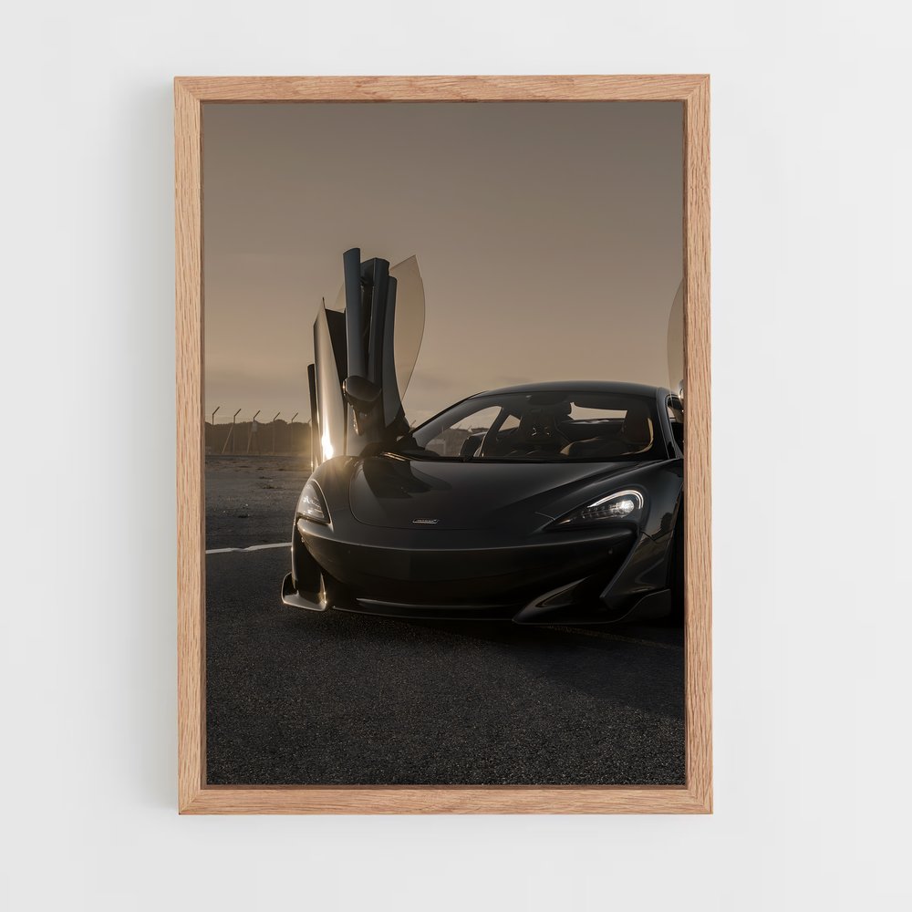 Poster Noir et Route – affiche Mclaren (vue 4)