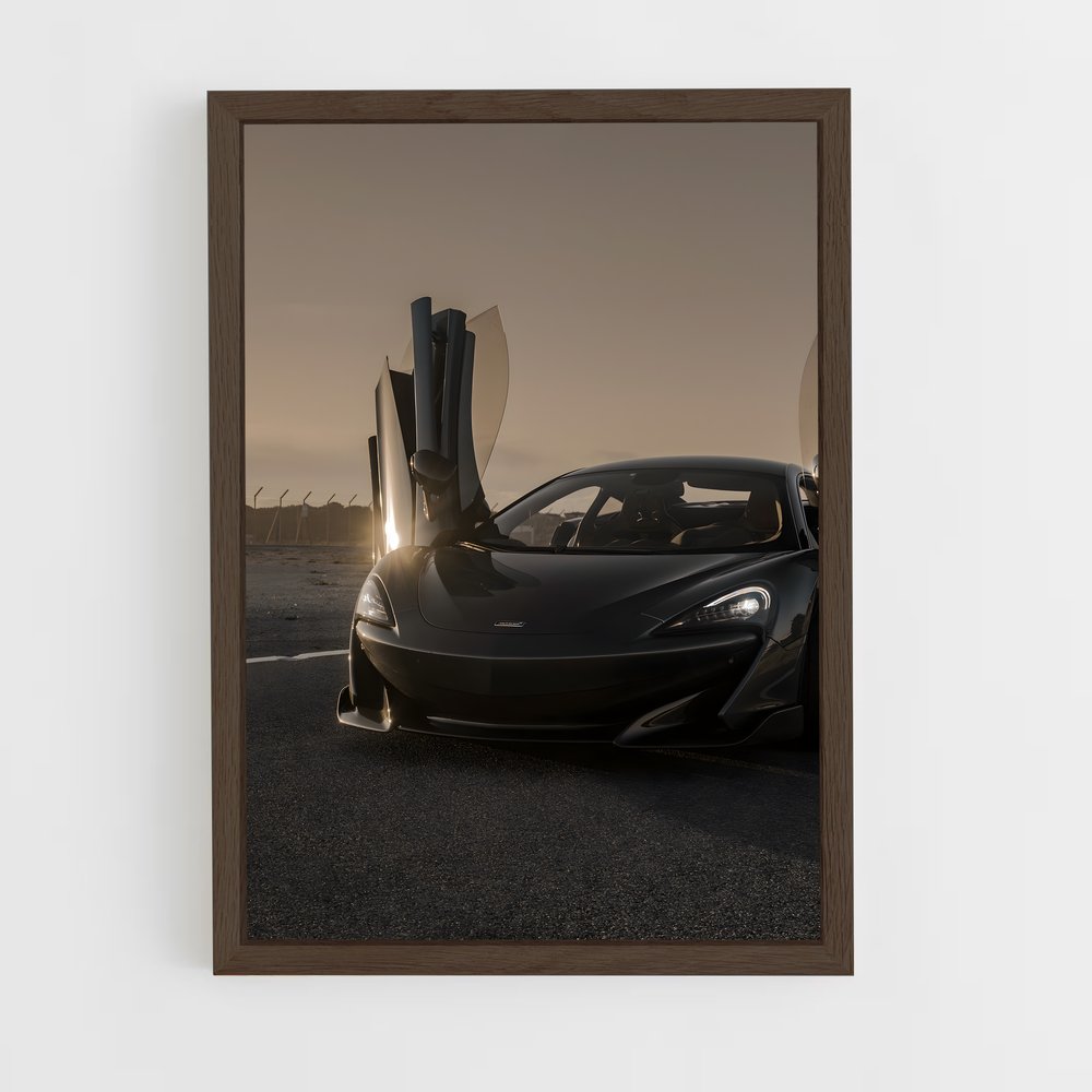 Poster Noir et Route – affiche Mclaren (vue 5)