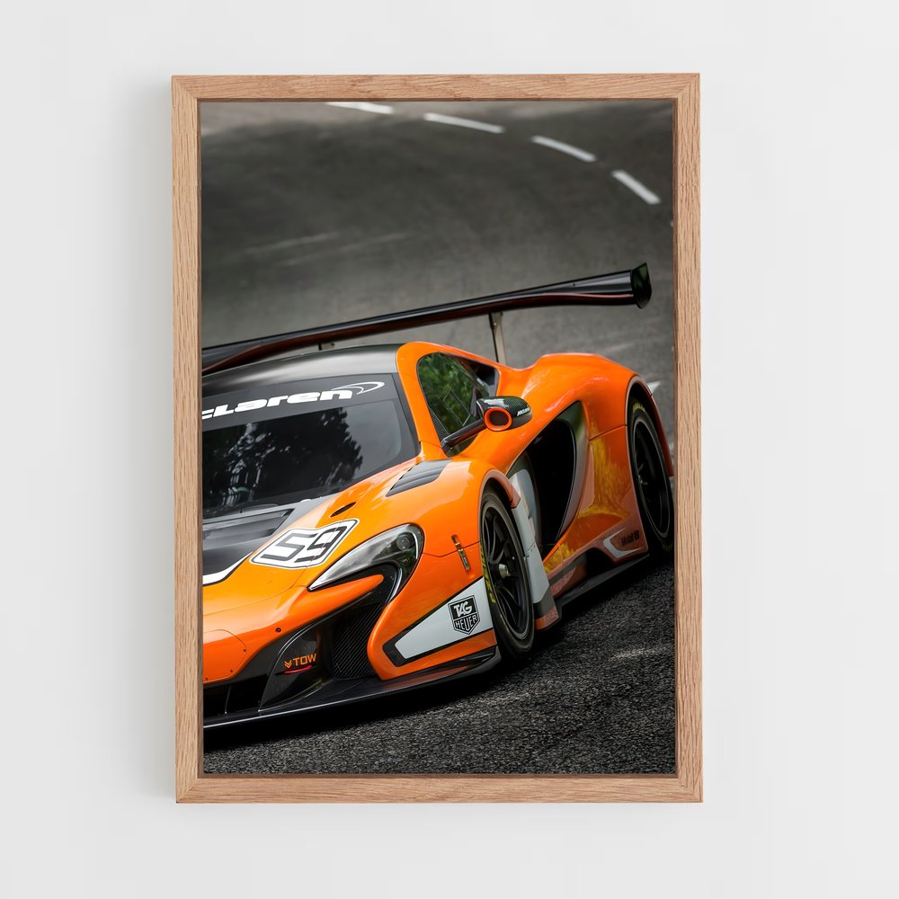 Poster piste sport – affiche Mclaren (vue 4)