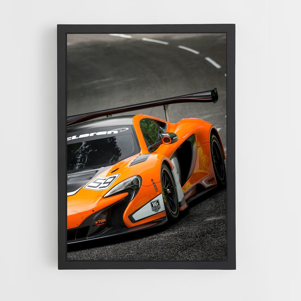 Poster piste sport – affiche Mclaren (vue 2)