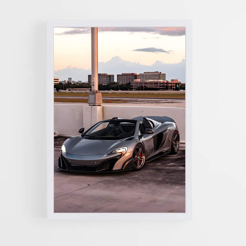 Poster Élégance puissance scintille – affiche Mclaren (vue 3)