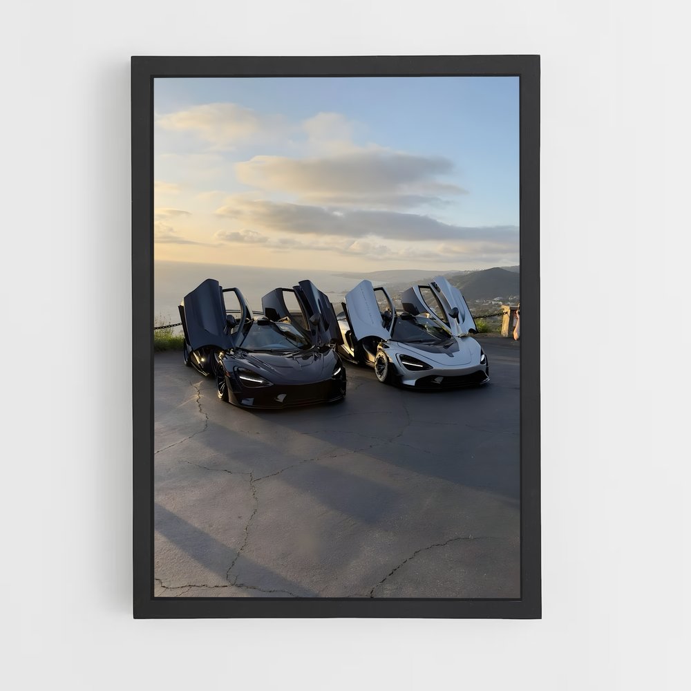 Poster Duo de Moteurs – affiche Mclaren (vue 2)