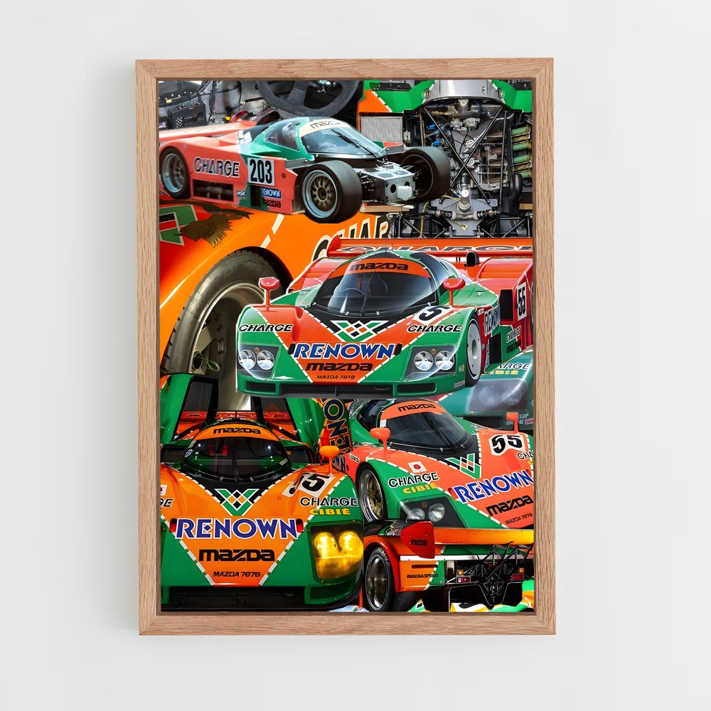 Poster passion automobile – affiche Mazda (vue 4)