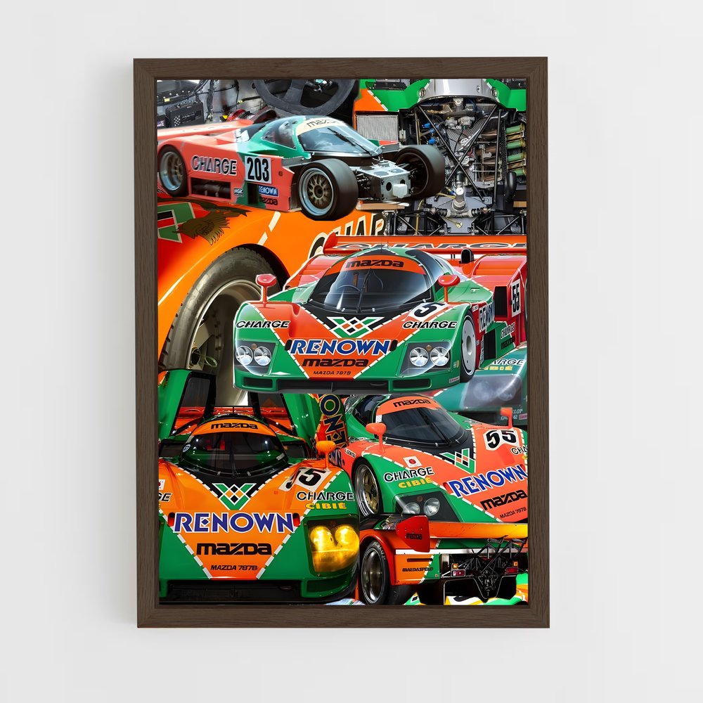 Poster passion automobile – affiche Mazda (vue 5)