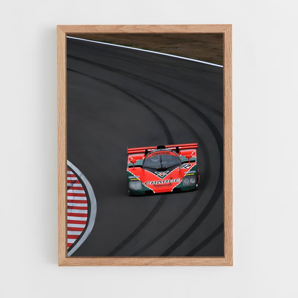 Poster murs courses – affiche Mazda (vue 4)