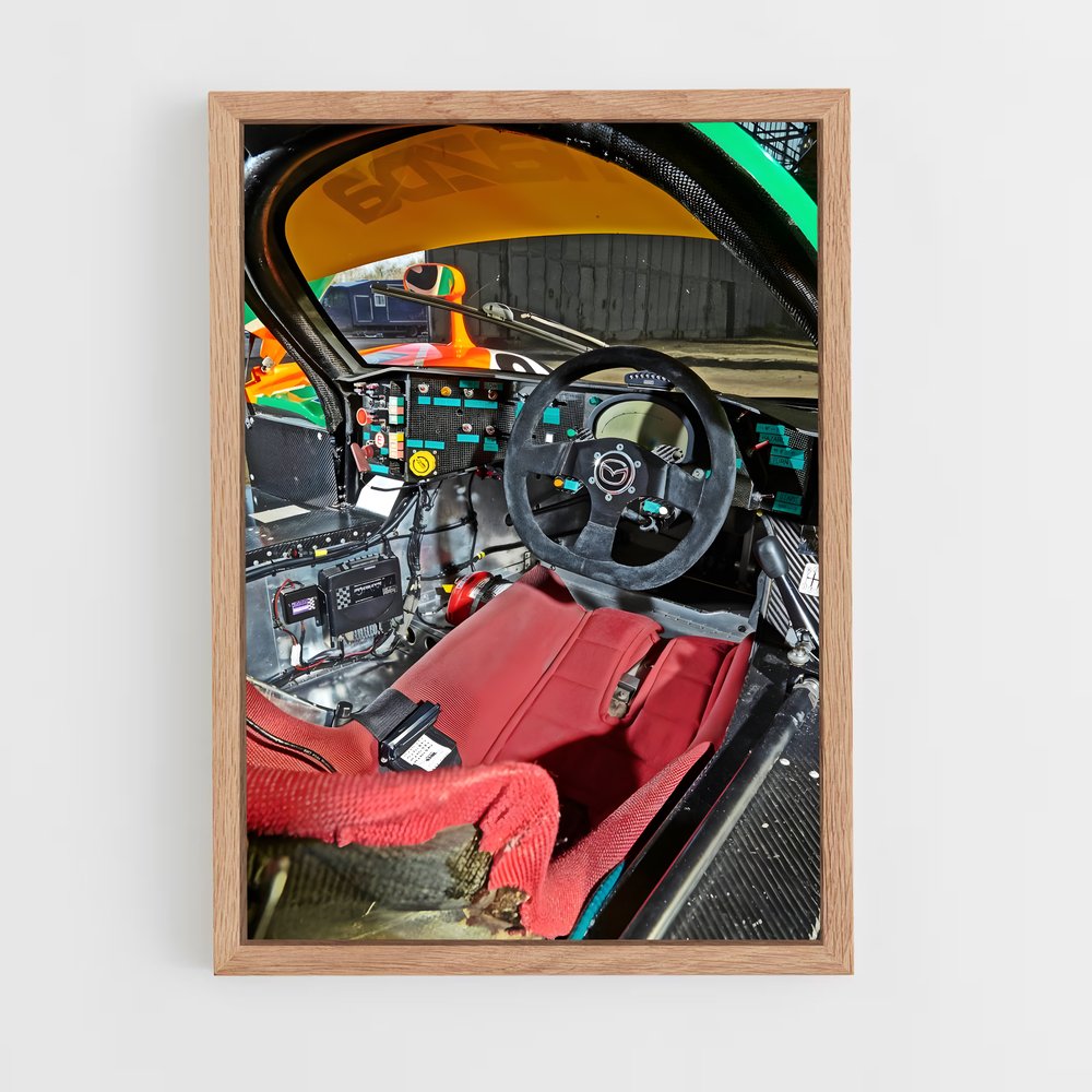 Poster Cockpit Lotus – affiche Mazda (vue 4)