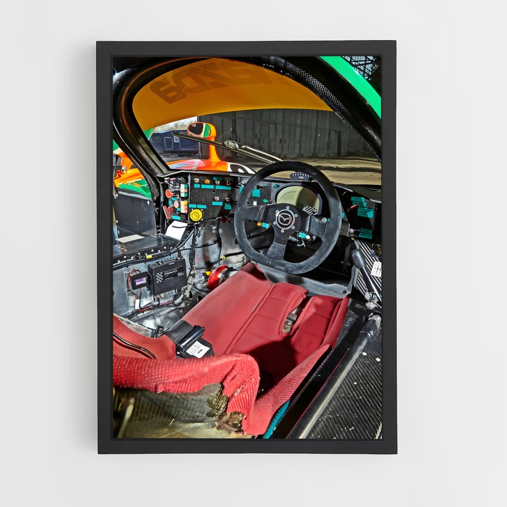 Poster Cockpit Lotus – affiche Mazda (vue 2)
