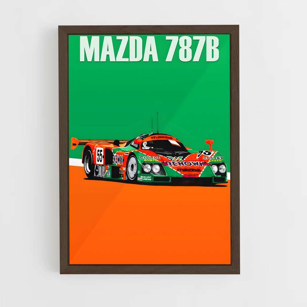 Poster Vitesse adrénaline inégalée – affiche Mazda (vue 5)