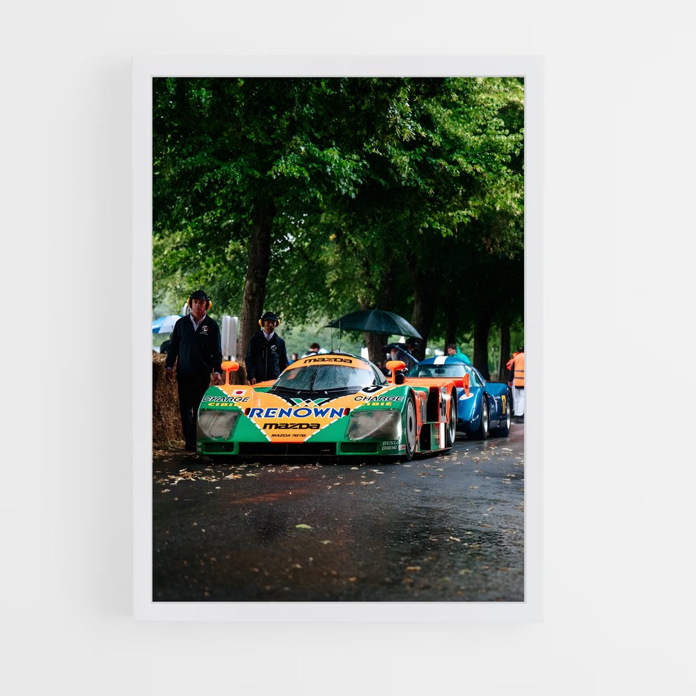 Poster La Parade des Bolides – affiche Mazda (vue 3)