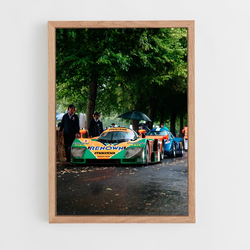 Poster La Parade des Bolides – affiche Mazda (vue 4)