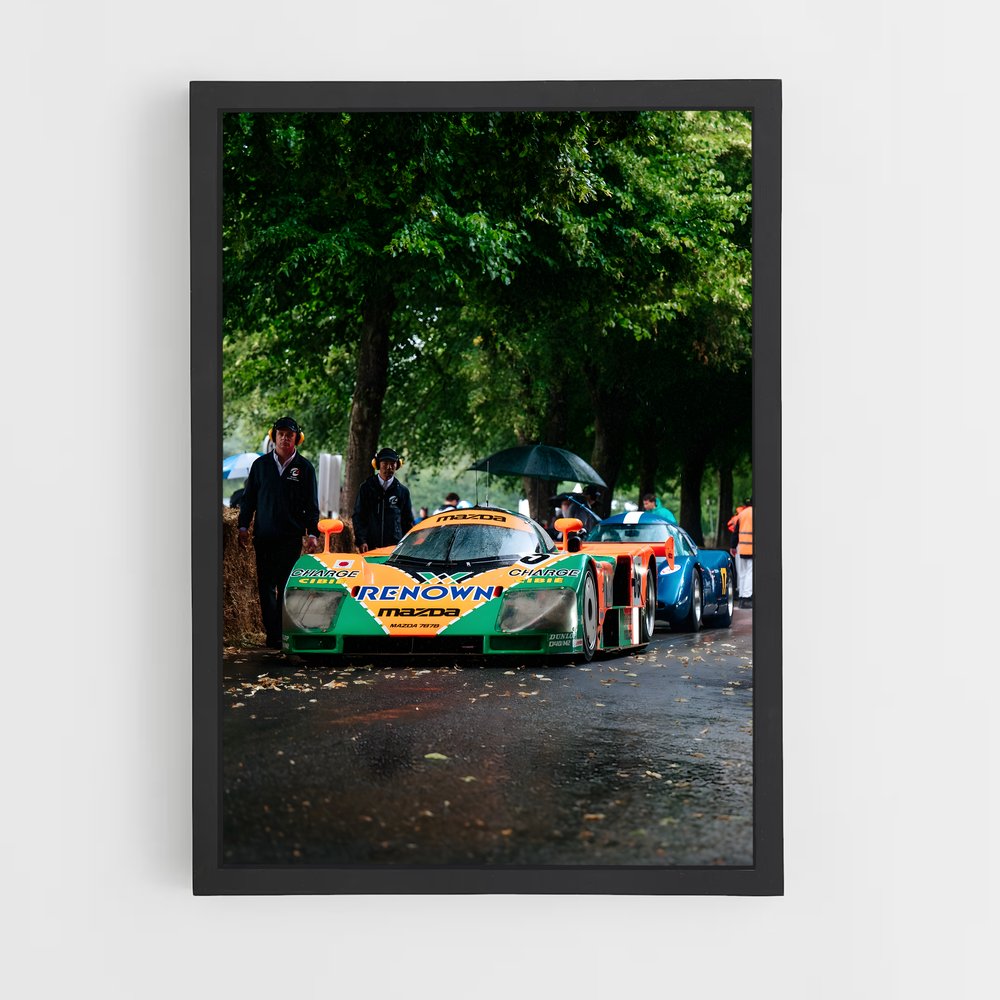 Poster La Parade des Bolides – affiche Mazda (vue 2)