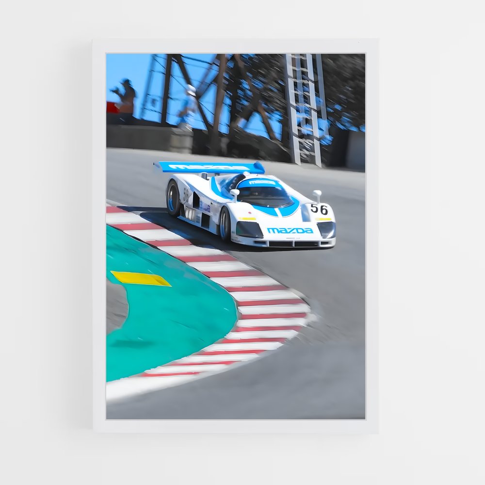 Poster Vitesse adrénaline départ – affiche Mazda (vue 3)