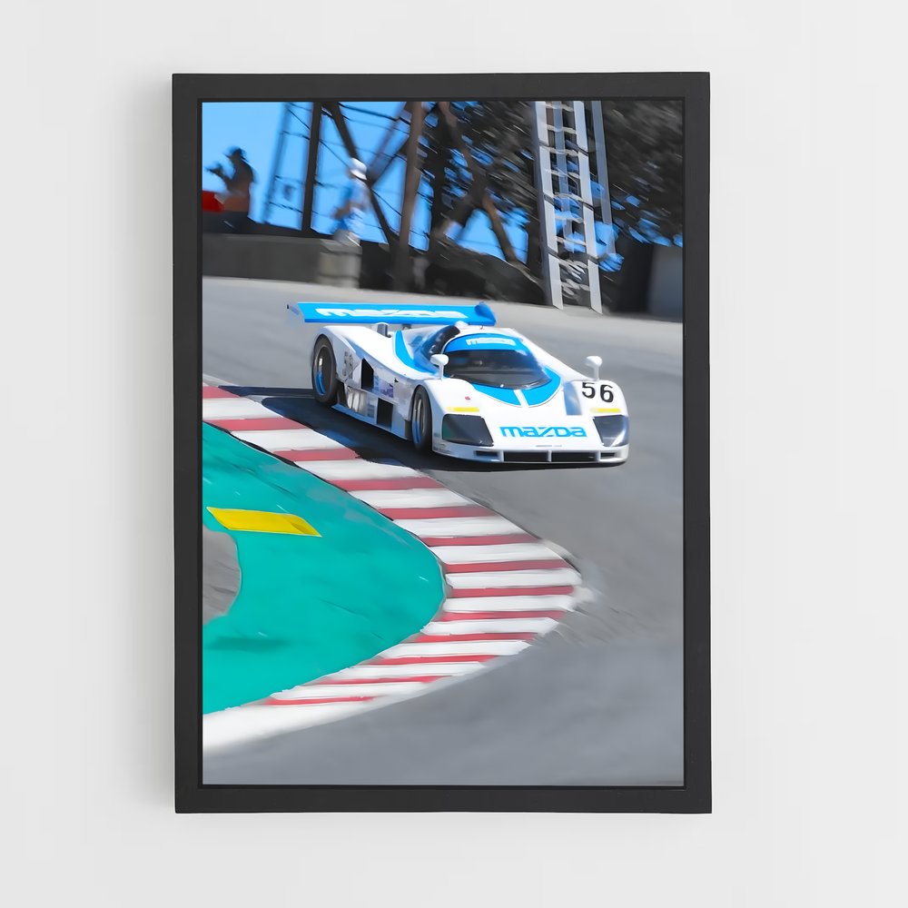 Poster Vitesse adrénaline départ – affiche Mazda (vue 2)