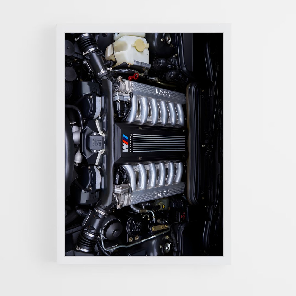 Poster Moteur de Puissance – affiche BMW (vue 3)
