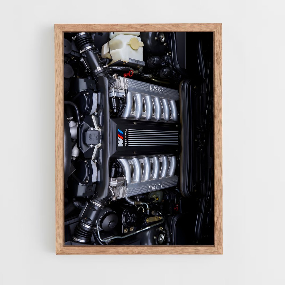 Poster Moteur de Puissance – affiche BMW (vue 4)