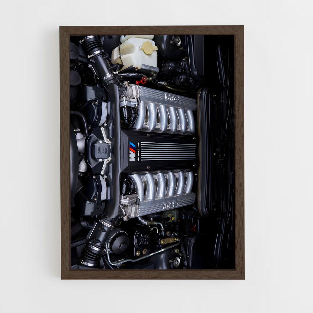 Poster Moteur de Puissance – affiche BMW (vue 5)