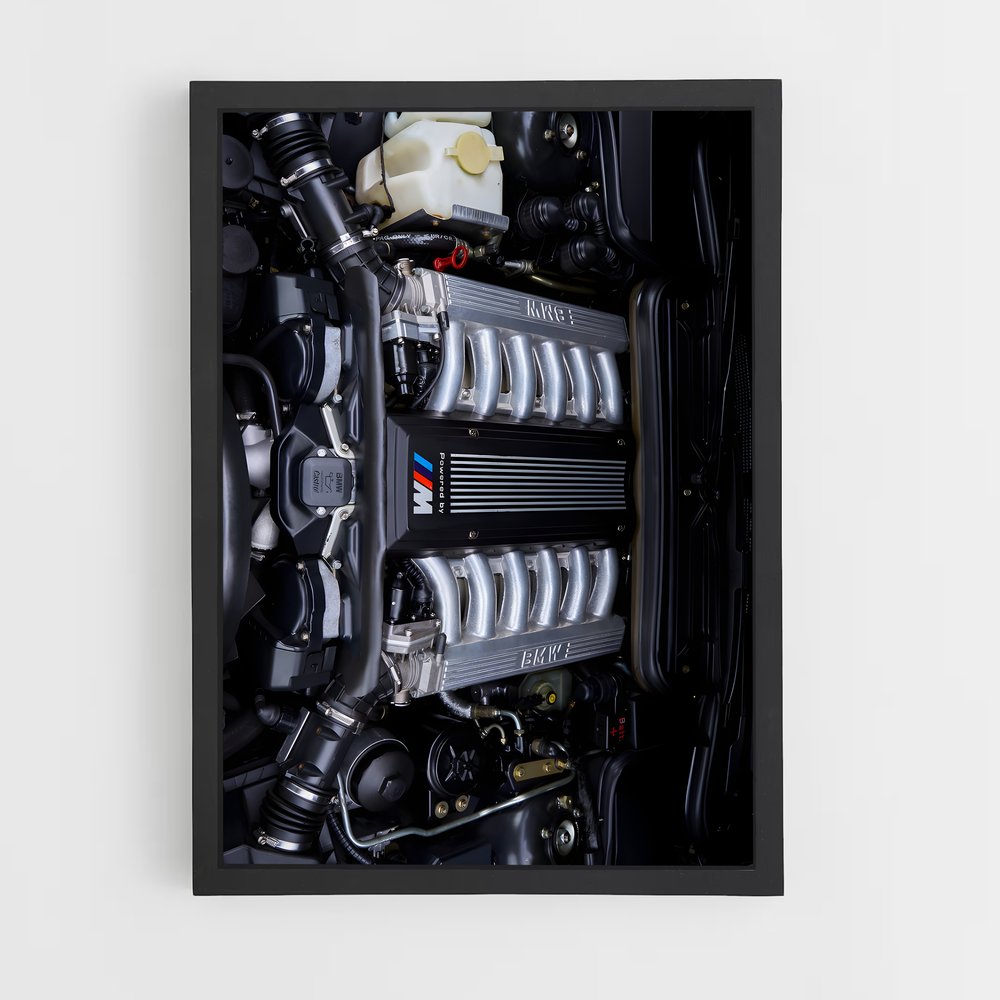 Poster Moteur de Puissance – affiche BMW (vue 2)