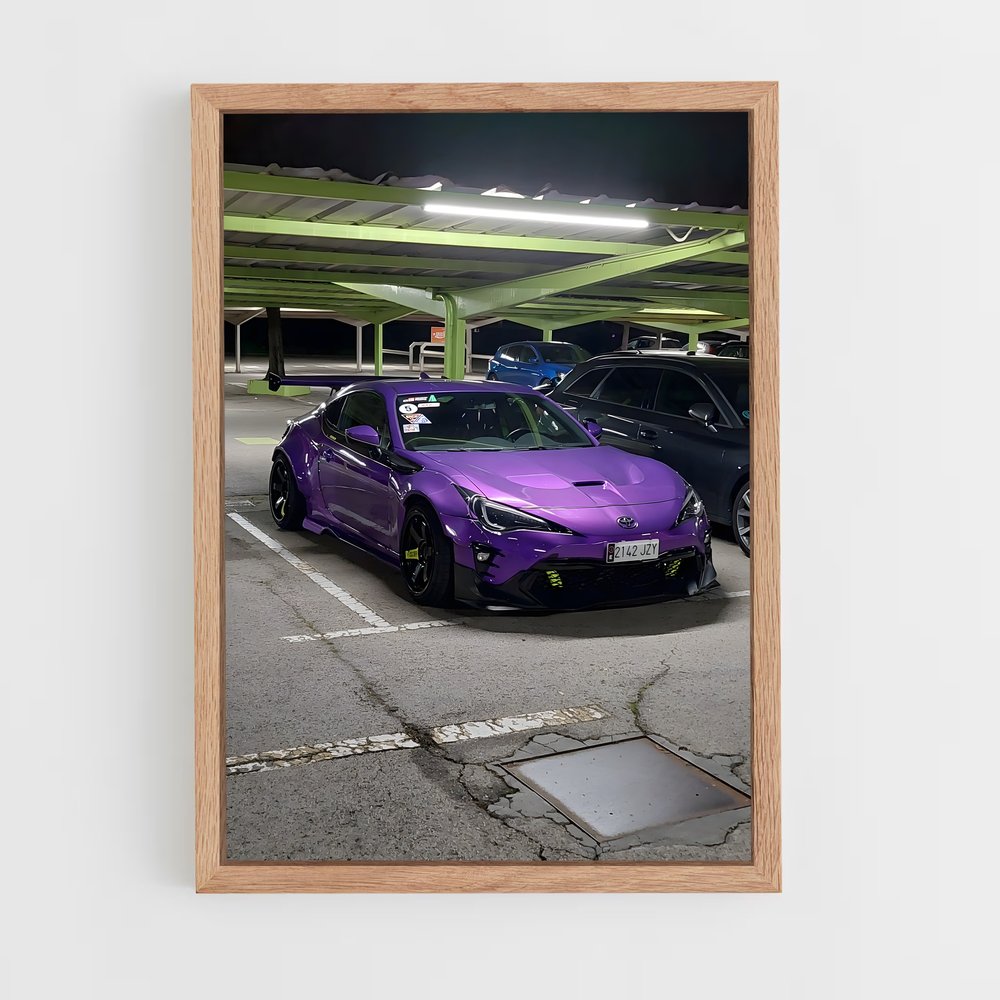 Poster Parking Vibes – affiche Toyota (vue 4)