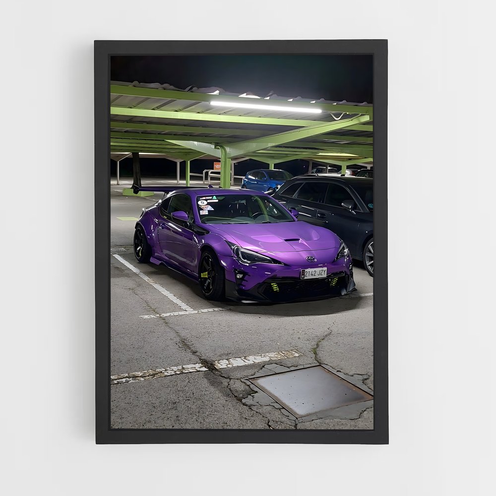 Poster Parking Vibes – affiche Toyota (vue 2)