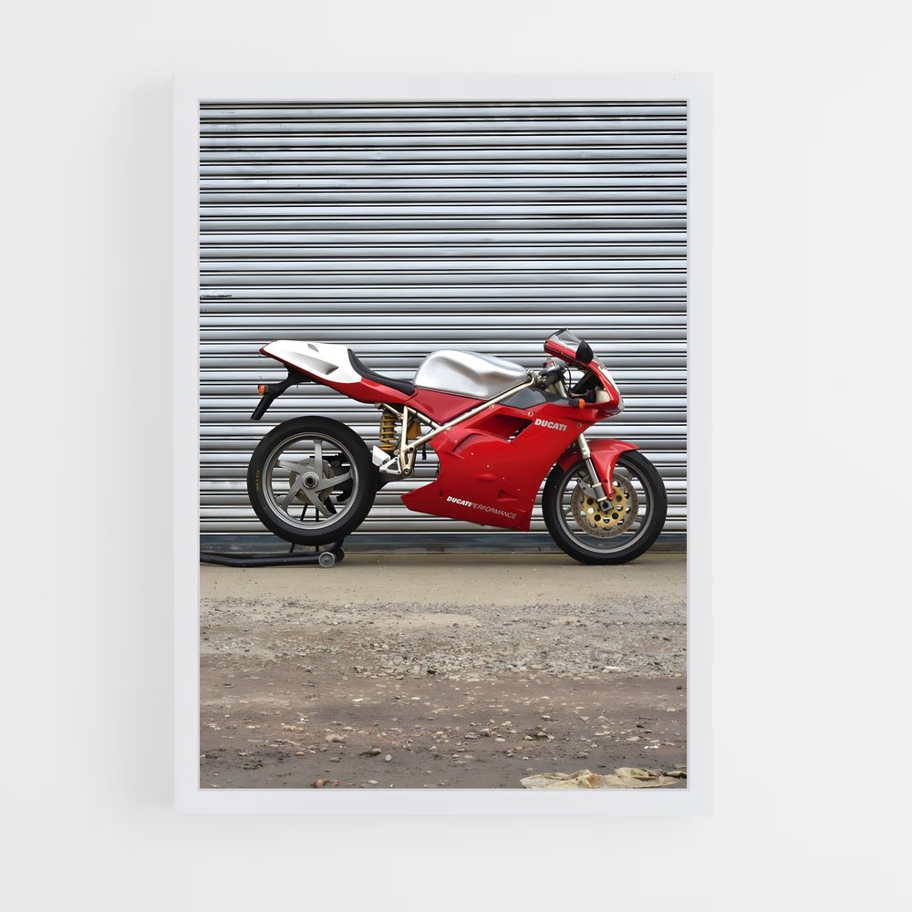 Poster Éblouissant Évasion – affiche Ducati (vue 3)