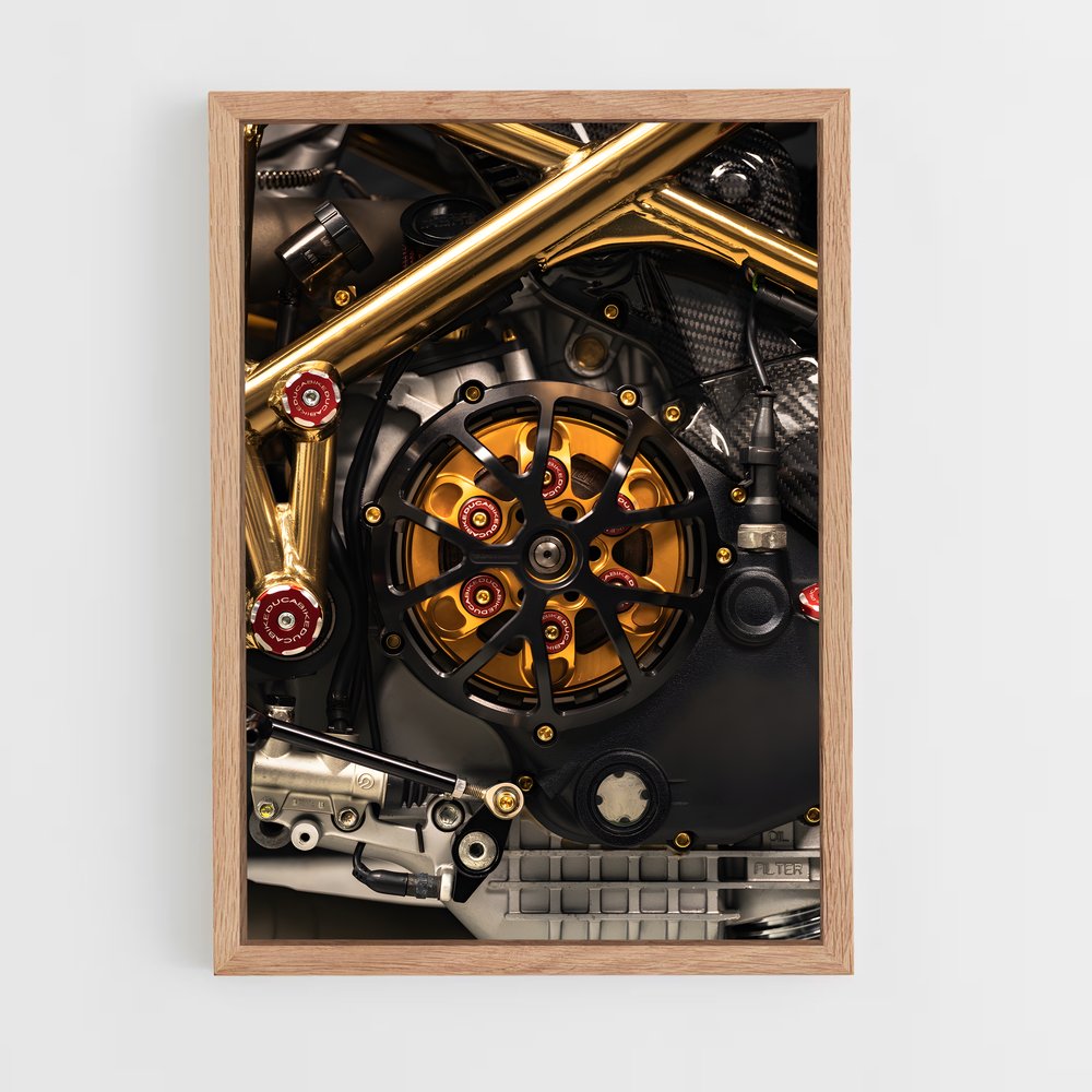 Poster Moteur de Liberté – affiche Ducati (vue 4)