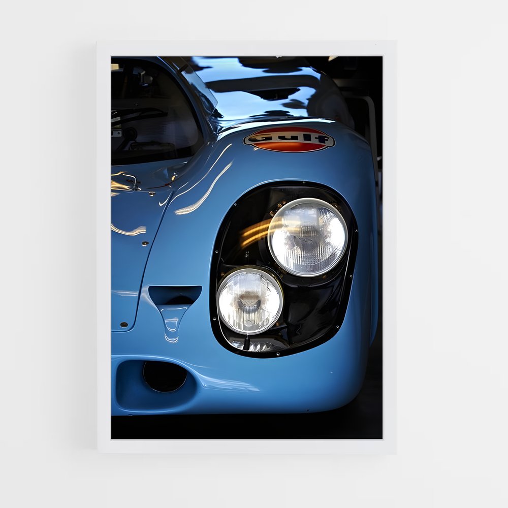 Poster enchanteur français – affiche Porsche (vue 3)