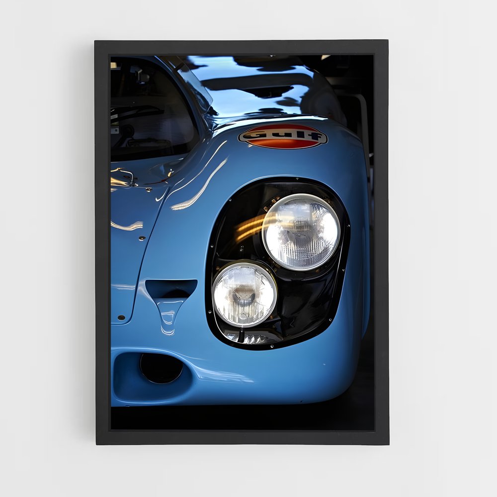 Poster enchanteur français – affiche Porsche (vue 2)