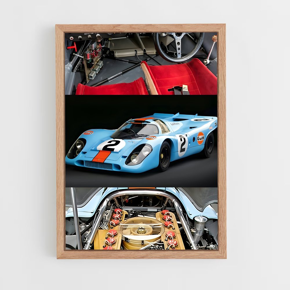 Poster Éclatant de Créativité – affiche Porsche (vue 4)