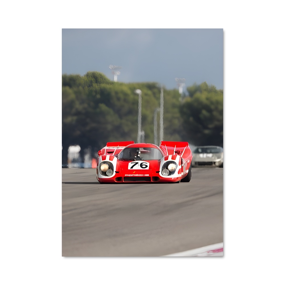 Poster raffiné par Posterk – affiche Porsche