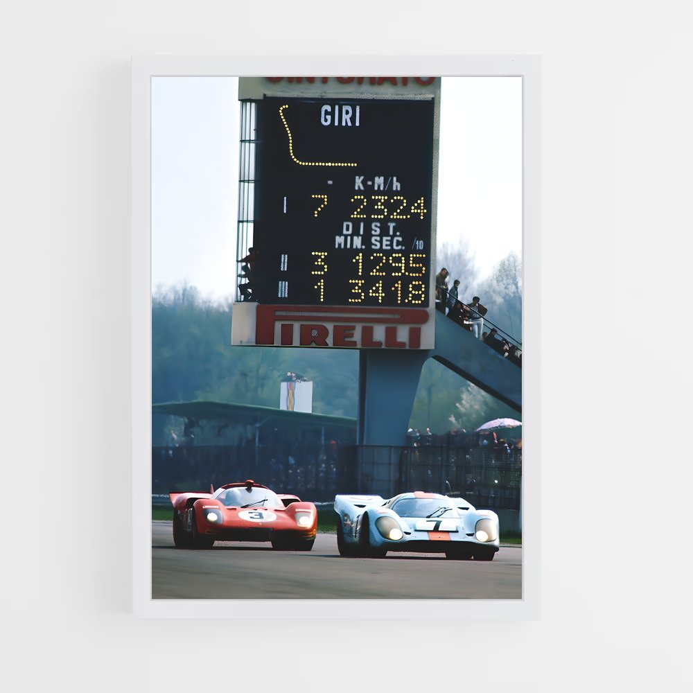 Poster remarquable Posterk – affiche Porsche (vue 3)