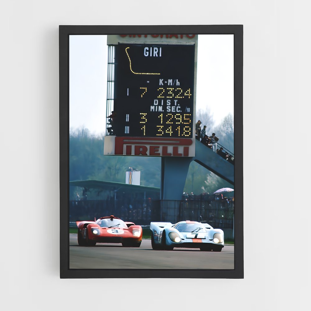 Poster remarquable Posterk – affiche Porsche (vue 2)