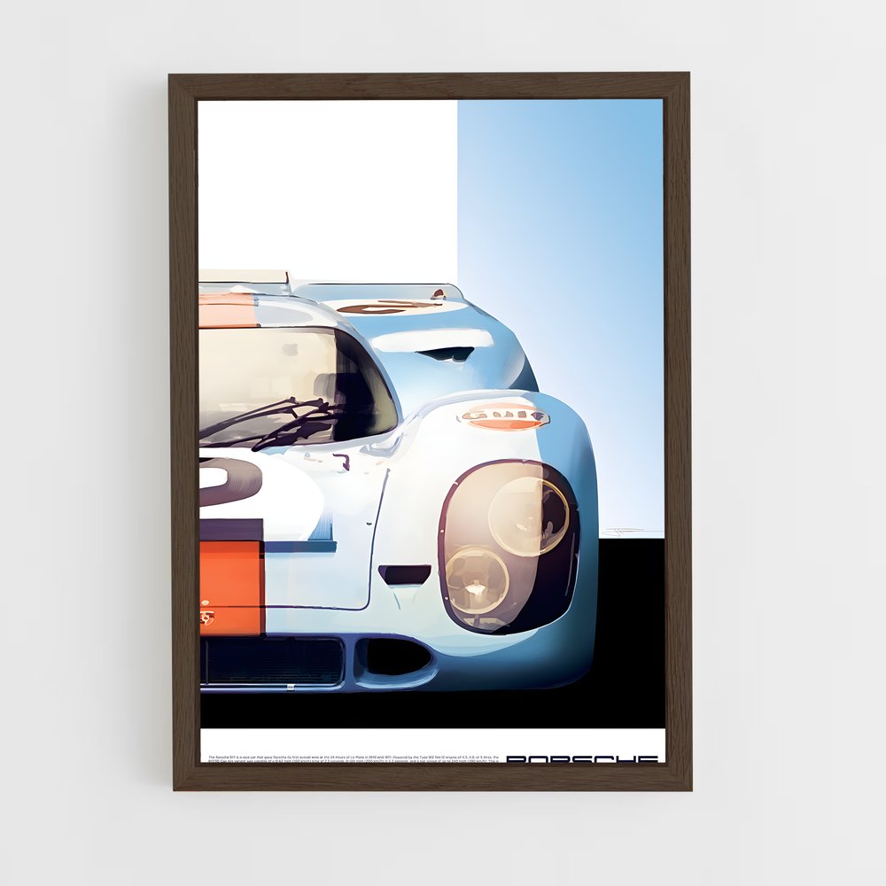 Poster Blue Streak – affiche Porsche (vue 5)