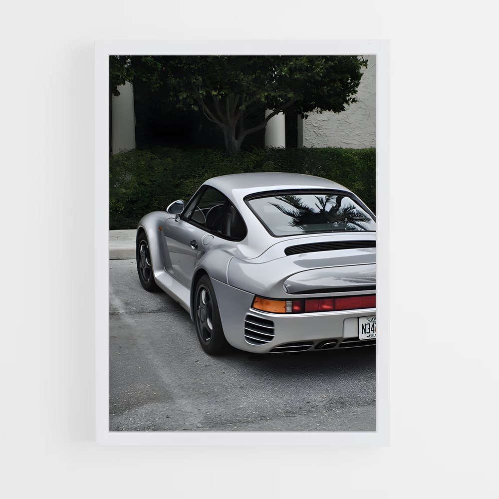 Poster captivant – affiche Porsche (vue 3)
