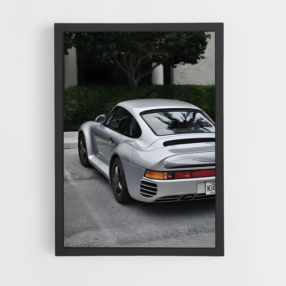 Poster captivant – affiche Porsche (vue 2)