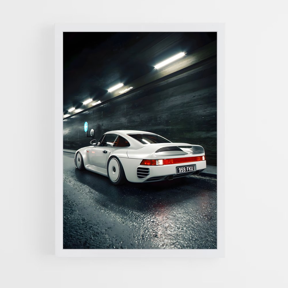 Poster Éclatant Révélation – affiche Porsche (vue 3)