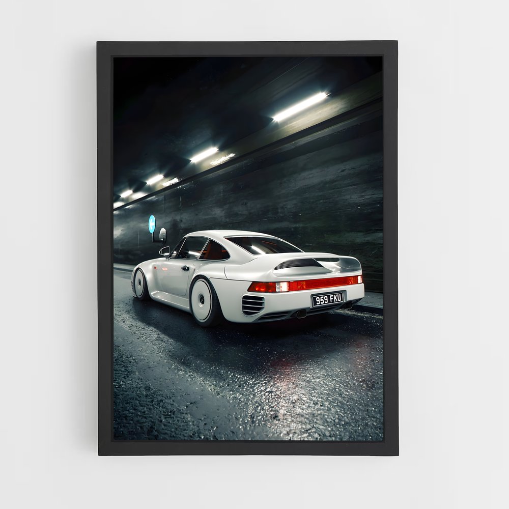 Poster Éclatant Révélation – affiche Porsche (vue 2)