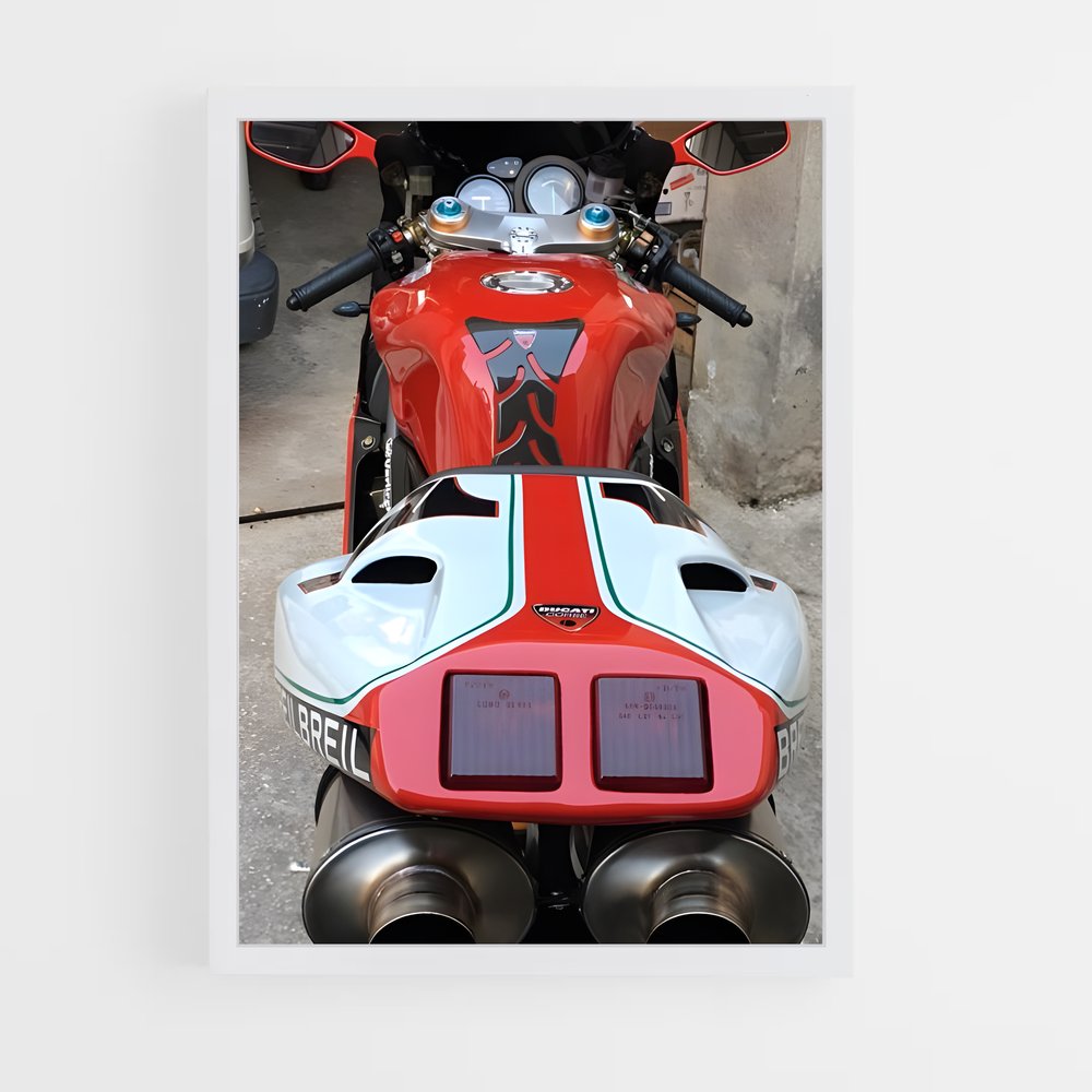 Poster artistique – affiche Ducati (vue 3)