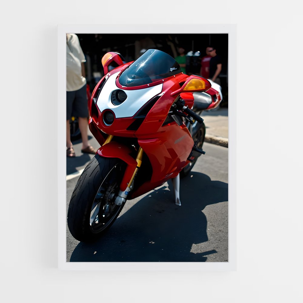 Poster Énigmatique Fascination – affiche Ducati (vue 3)