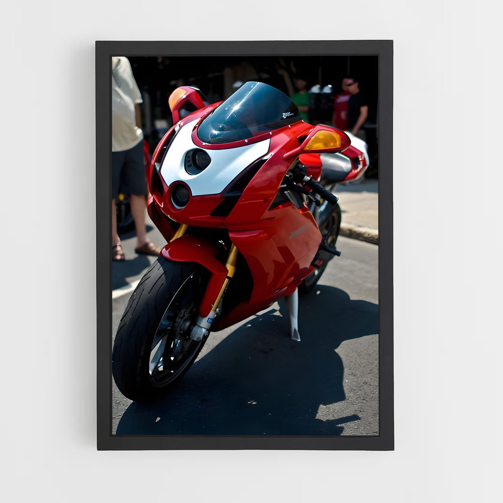 Poster Énigmatique Fascination – affiche Ducati (vue 2)